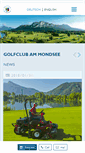 Mobile Screenshot of golfclubmondsee.at