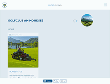 Tablet Screenshot of golfclubmondsee.at